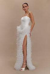 Magnolia Tiered Ruffle Maxi Dress - Ivory