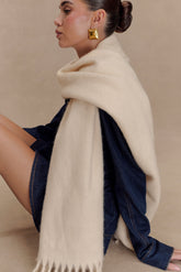 MESHKI Knit Scarf - Oat