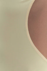 Massie Slinky And Mesh Maxi Dress - Lemon