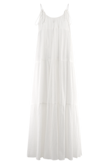 Lenny Front Tie Top - White