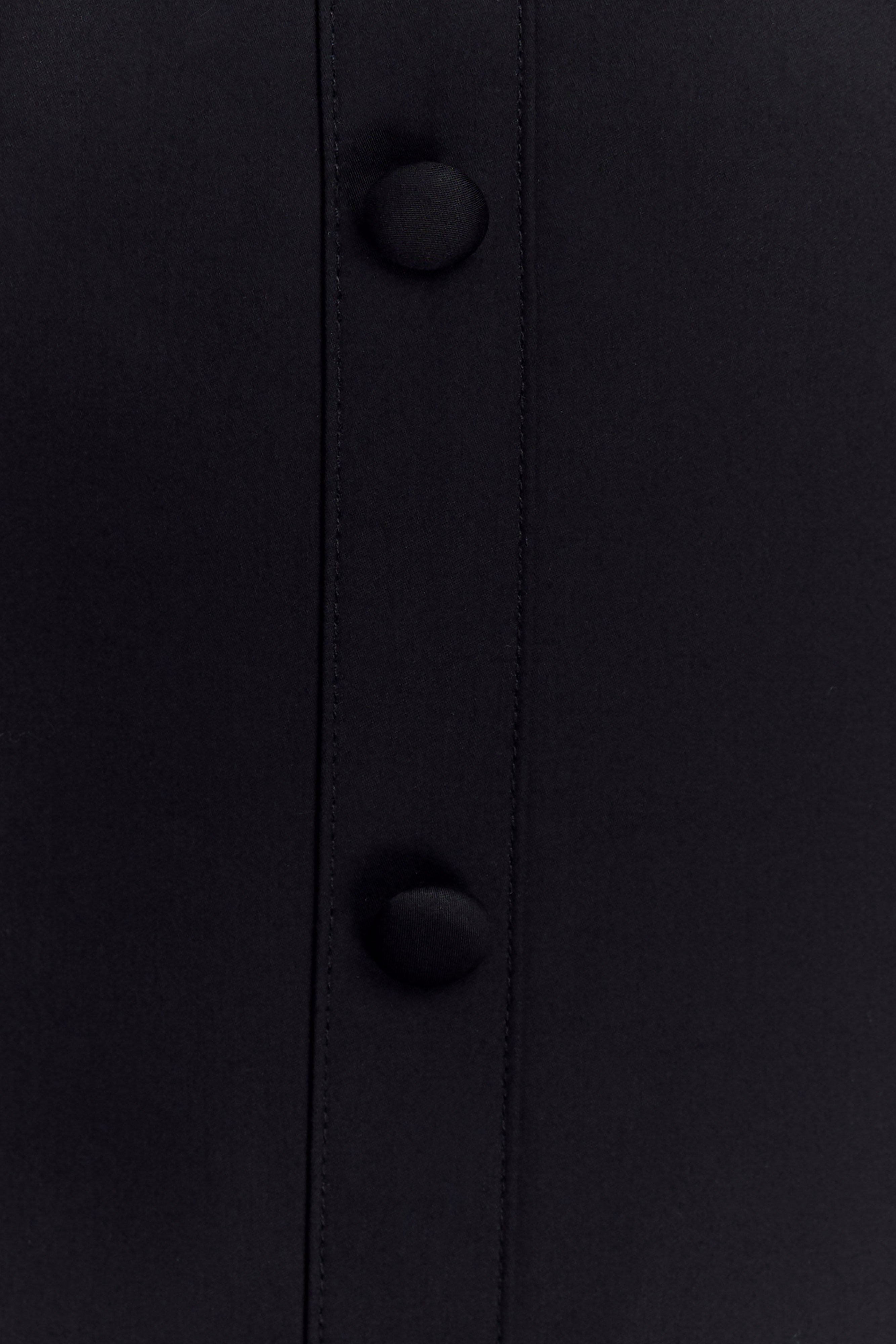 Simona Halter Neck Midi Dress - Black