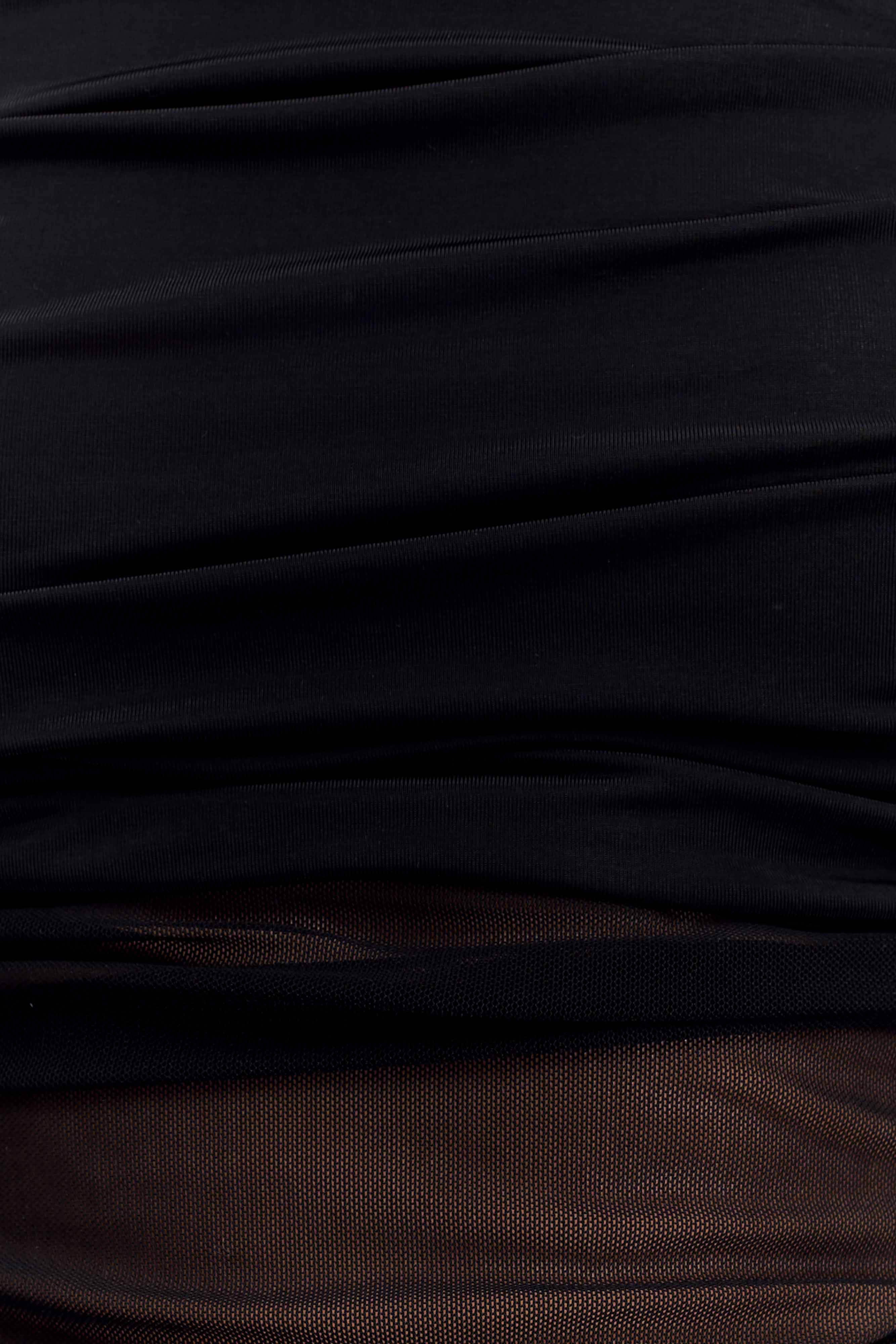 Dahlia One Shoulder Top - Black