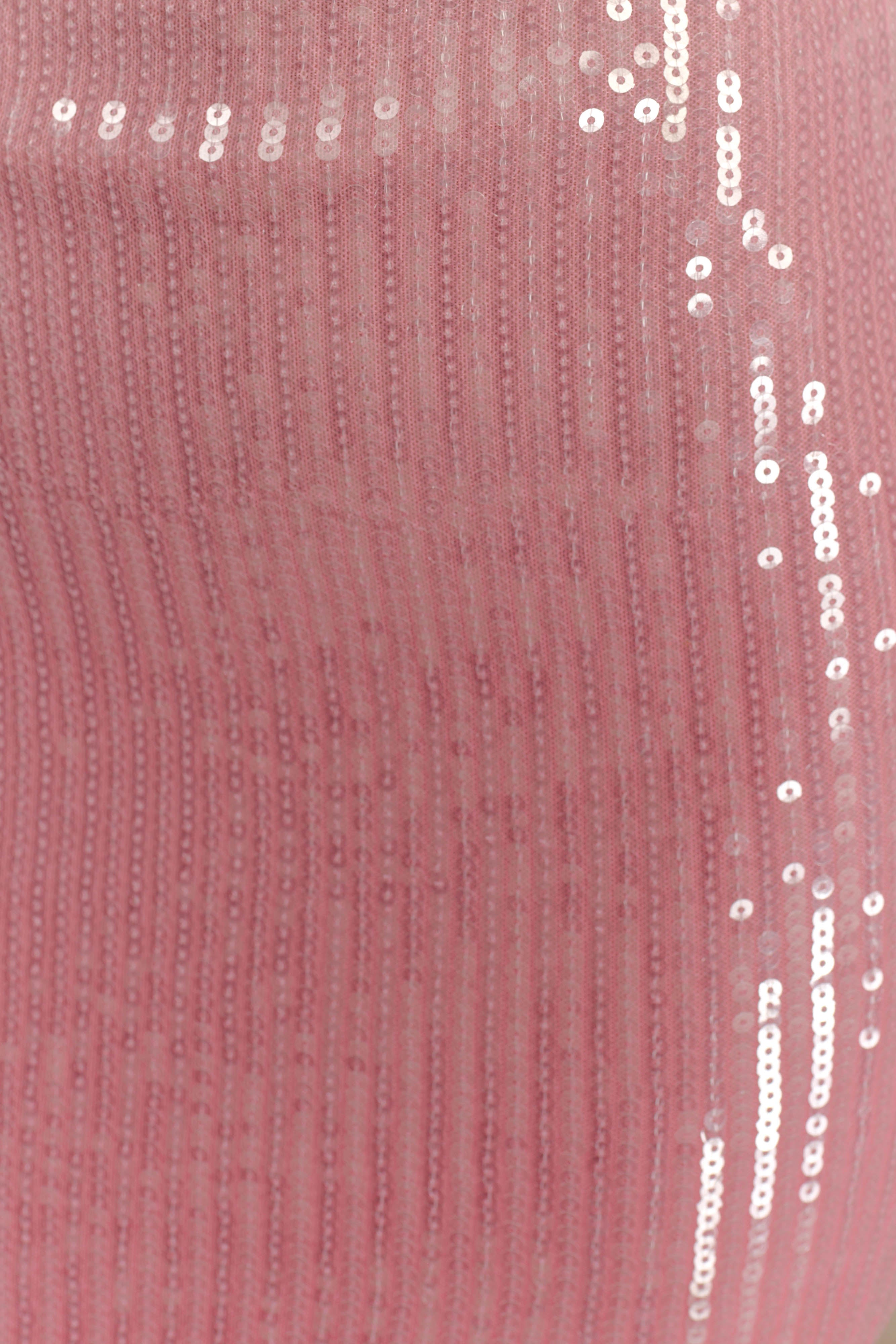 Mora Sequin Mini Dress - Ombre Pink