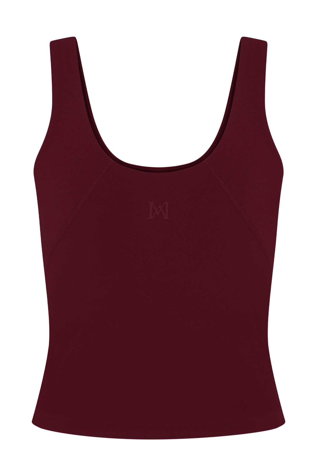 Alexandra Yoga Top - Burgundy