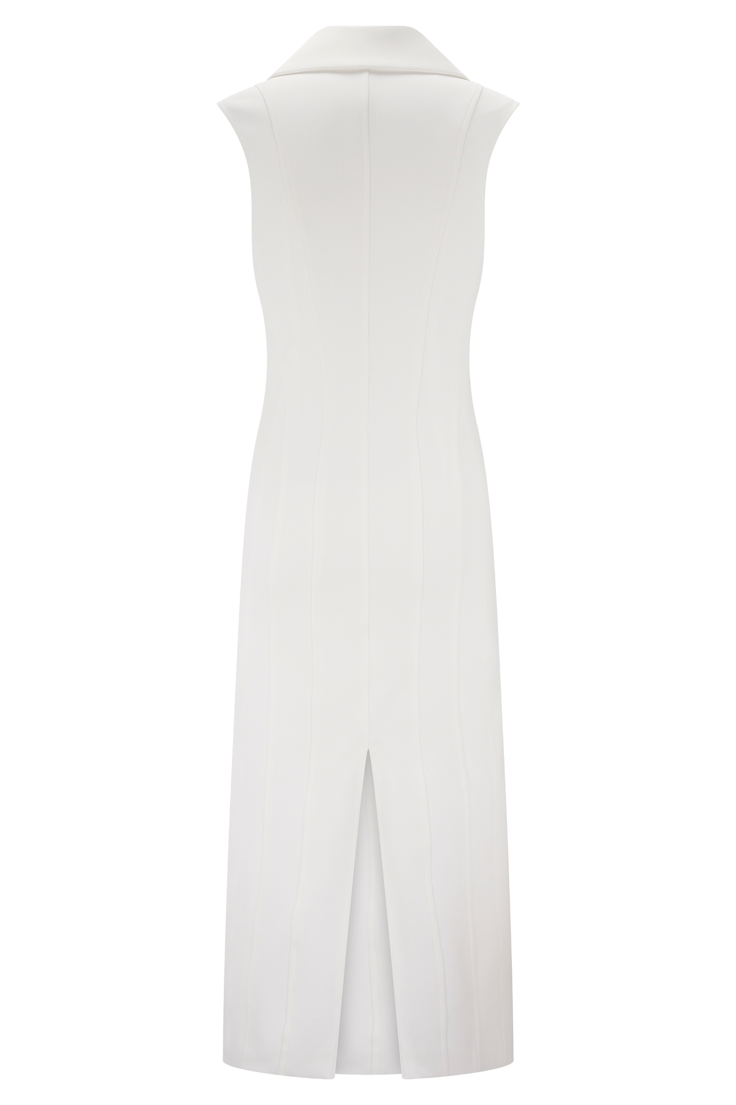 Keagan Sleeveless Midi Dress - Ivory