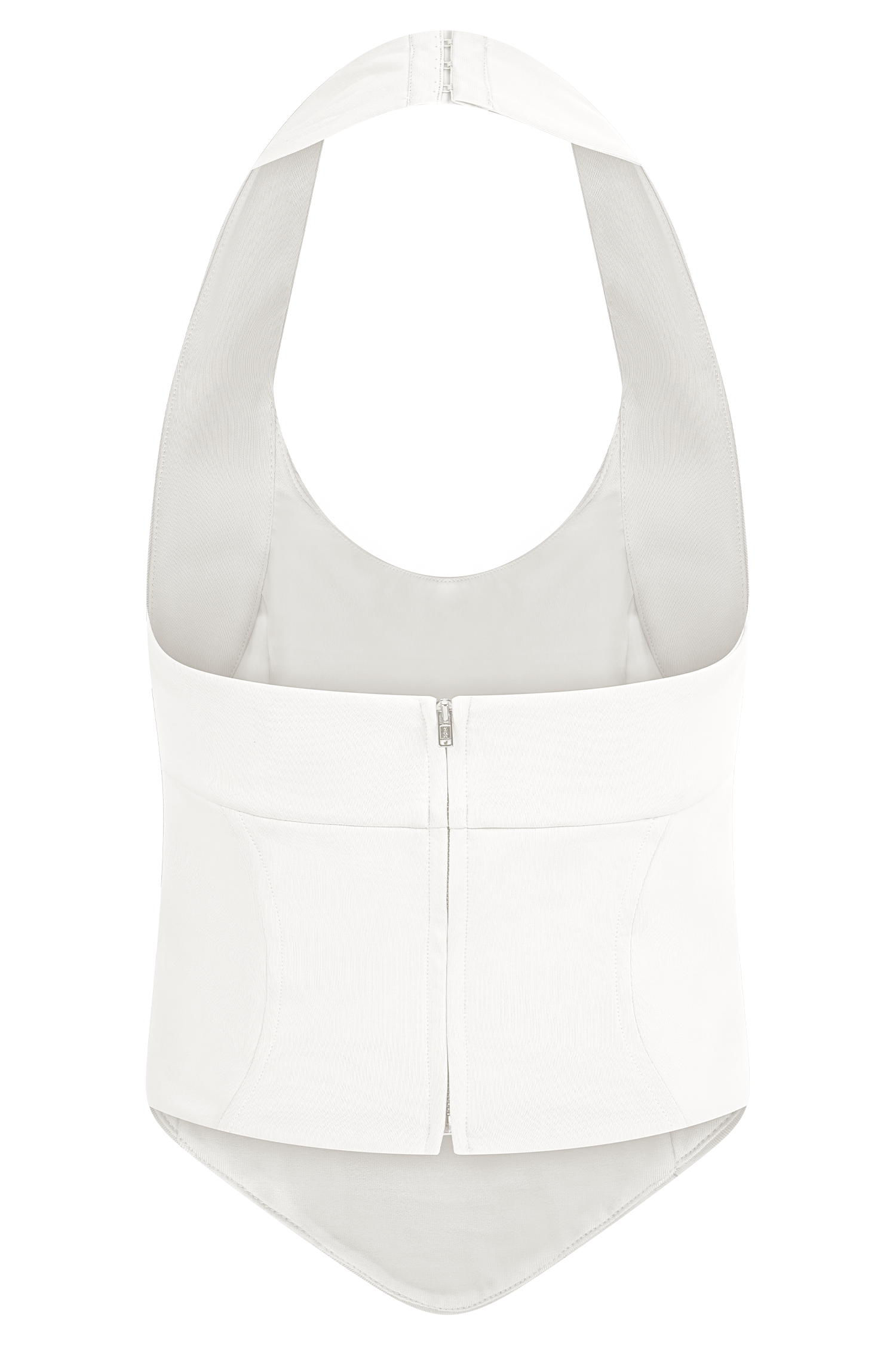 Meadow Corset Halter Top - White