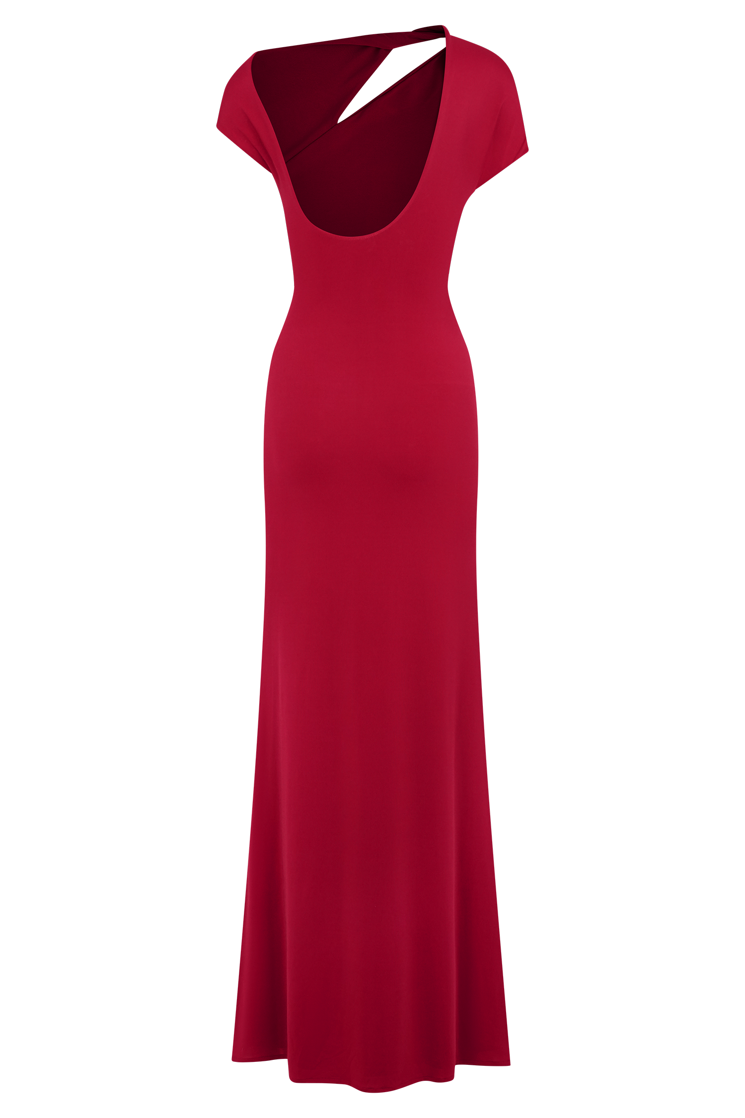 Kaida Slinky Maxi Dress With Hardware - Fuchsia Pink