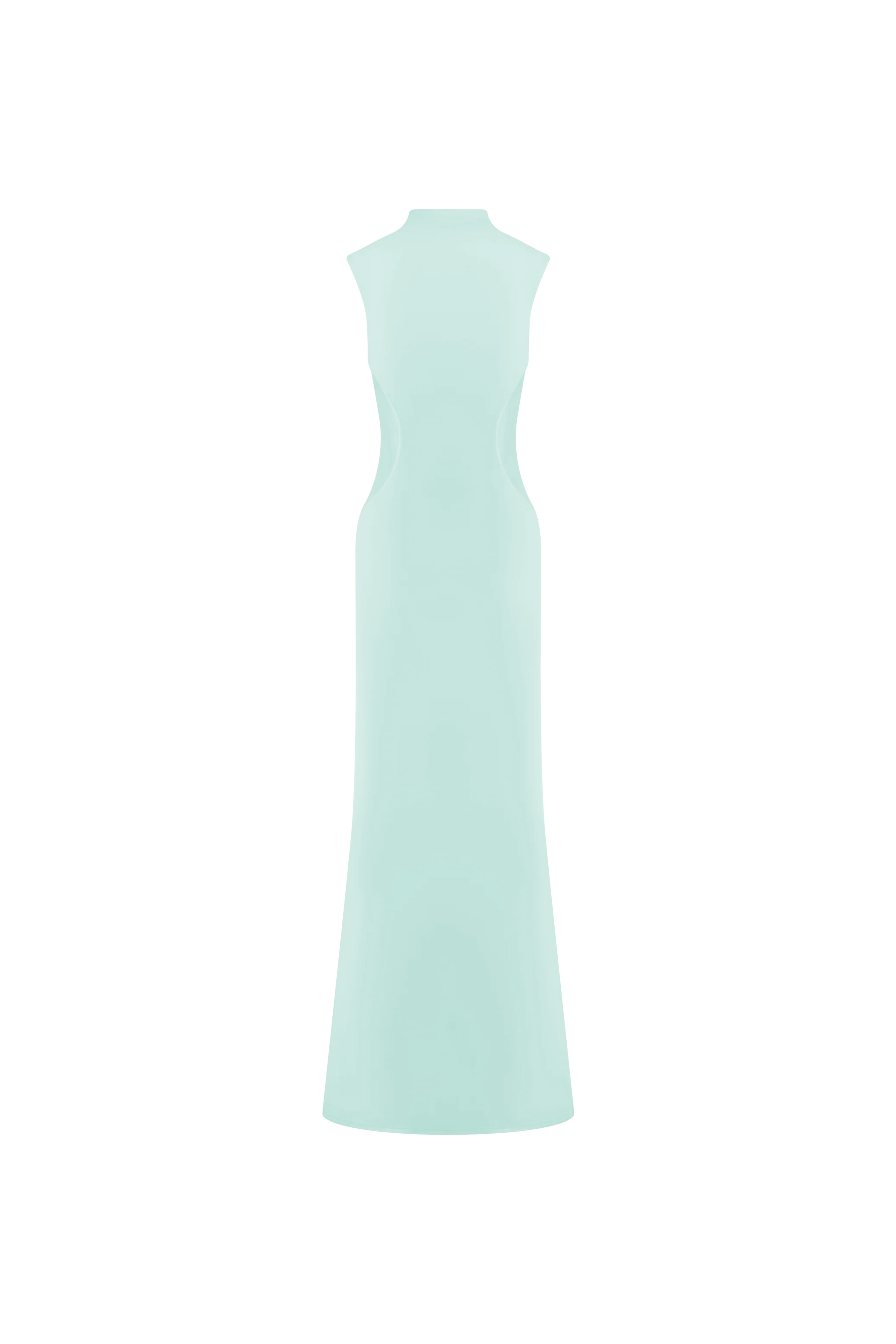 Massie Slinky And Mesh Maxi Dress - Lagoon